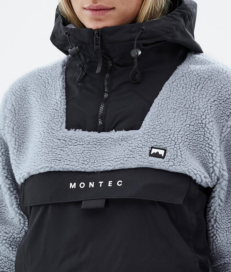 Montec Lima W 22 Fleecegenser Dame Soft Blue/Black, Bilde 9 av 10