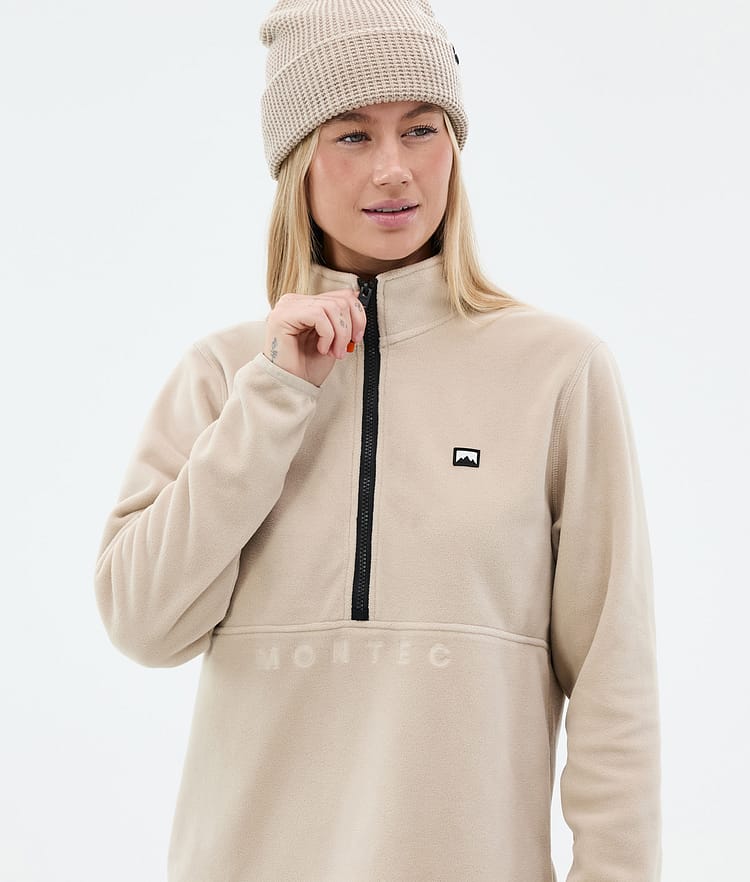 Montec Echo W Fleecegenser Dame Sand, Bilde 2 av 5