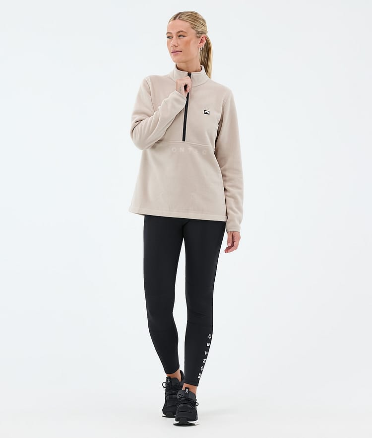 Montec Echo W Fleecegenser Dame Sand Renewed, Bilde 3 av 5