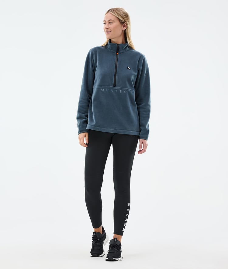 Montec Echo W Fleecegenser Dame Metal Blue, Bilde 3 av 5