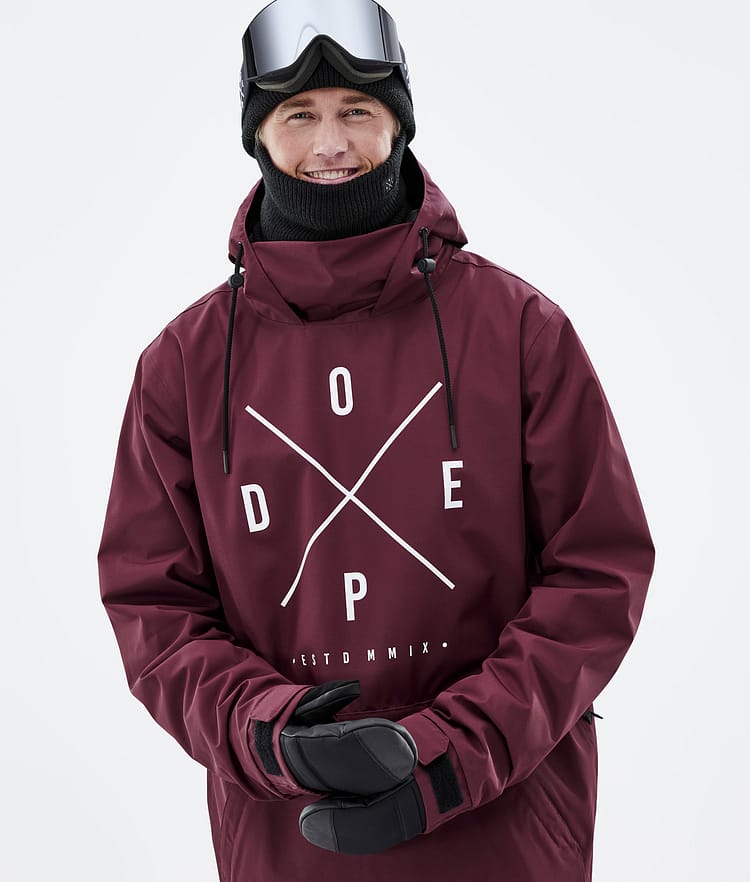 Dope Migoo Snowboardjakke Herre 2X-Up Burgundy, Image 2 of 8