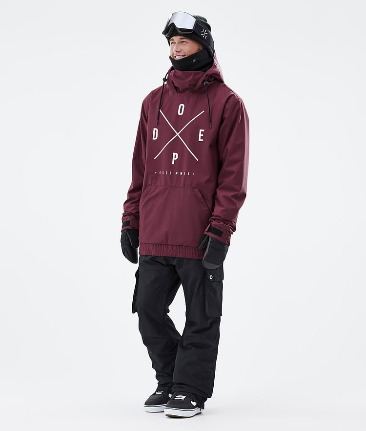 Dope Migoo Snowboardjakke Herre 2X-Up Burgundy, Image 3 of 8