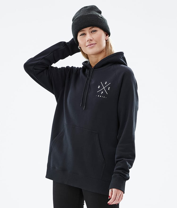 Dope Common W 22 Hood Dame 2X-Up Black, Bilde 2 av 6