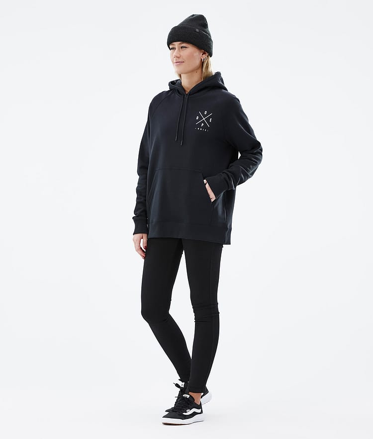 Dope Common W 22 Hood Dame 2X-Up Black, Bilde 5 av 6