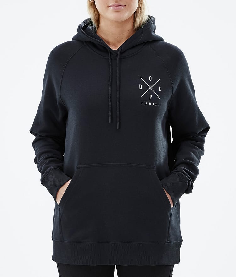 Dope Common W 22 Hood Dame 2X-Up Black, Bilde 6 av 6