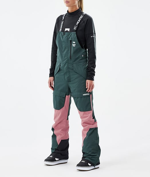 Montec Fawk W Snowboardbukse Dame Dark Atlantic/Pink