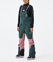 Montec Fawk W Snowboardbukse Dame Dark Atlantic/Pink