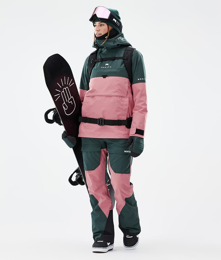 Montec Fawk W Snowboardbukse Dame Dark Atlantic/Pink, Bilde 2 av 7