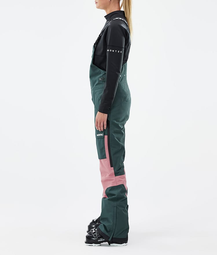 Montec Fawk W Skibukse Dame Dark Atlantic/Pink, Bilde 3 av 7