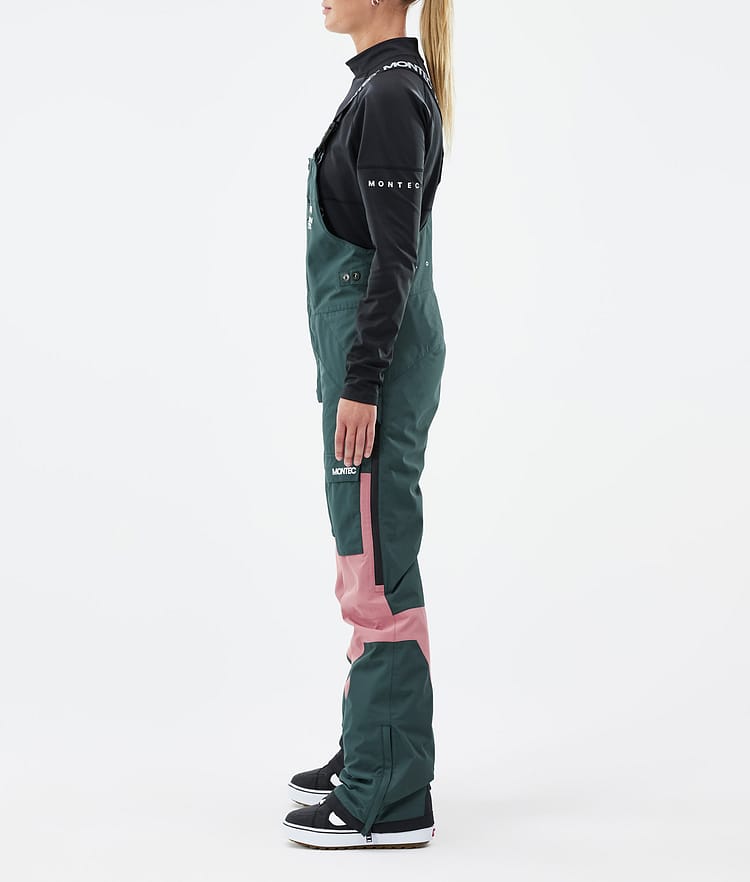 Montec Fawk W Snowboardbukse Dame Dark Atlantic/Pink Renewed, Bilde 3 av 7