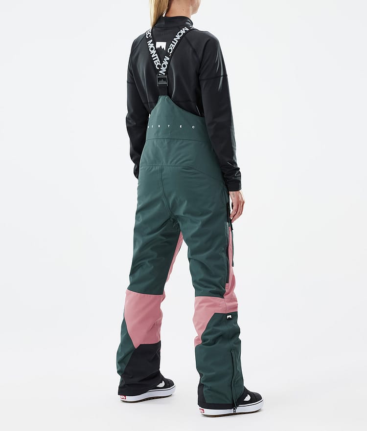 Montec Fawk W Snowboardbukse Dame Dark Atlantic/Pink Renewed, Bilde 4 av 7