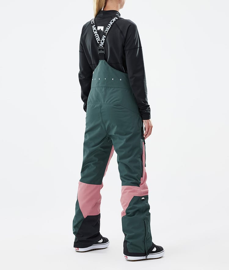 Montec Fawk W Snowboardbukse Dame Dark Atlantic/Pink, Bilde 4 av 7