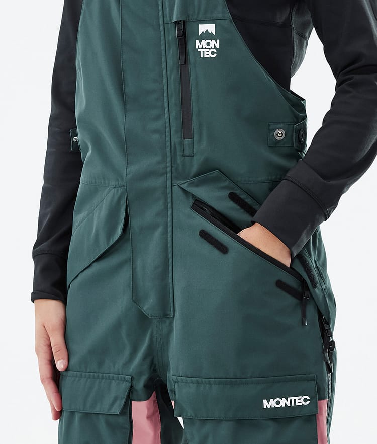 Montec Fawk W Snowboardbukse Dame Dark Atlantic/Pink Renewed, Bilde 5 av 7