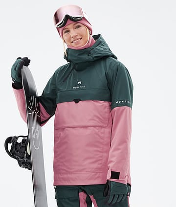 Montec Dune W Snowboardjakke Dark Atlantic/Pink