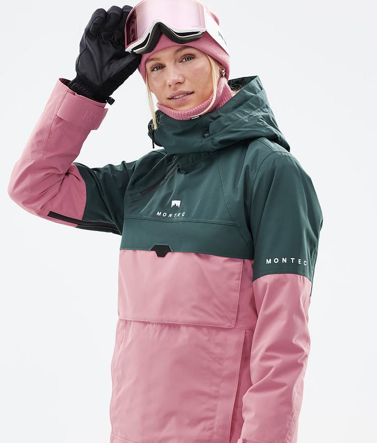 Montec Dune W Skijakke Dame Dark Atlantic/Pink