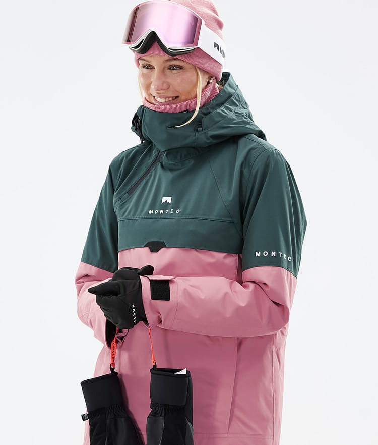 Montec Dune W Snowboardjakke Dame Dark Atlantic/Pink Renewed, Bilde 2 av 9