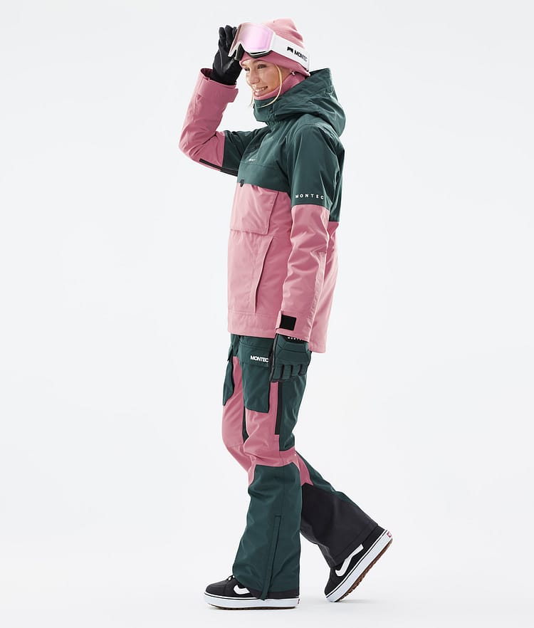 Montec Dune W Snowboardjakke Dame Dark Atlantic/Pink