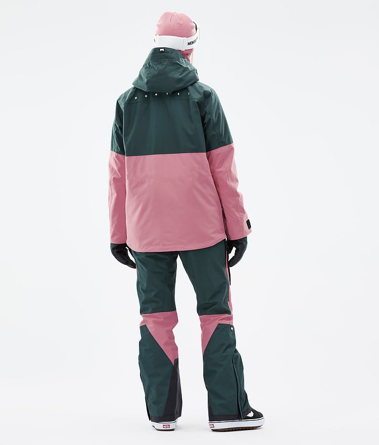 Montec Dune W Snowboardjakke Dame Dark Atlantic/Pink