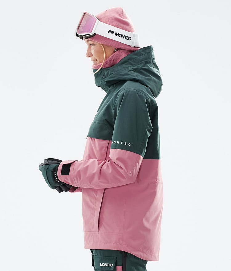 Montec Dune W Snowboardjakke Dame Dark Atlantic/Pink