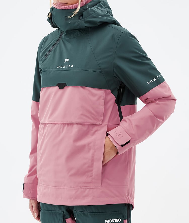 Montec Dune W Snowboardjakke Dame Dark Atlantic/Pink Renewed, Bilde 8 av 9