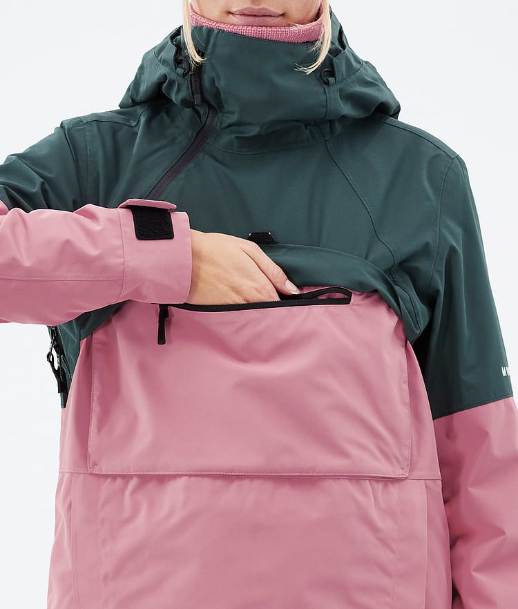 Montec Dune W Snowboardjakke Dame Dark Atlantic/Pink