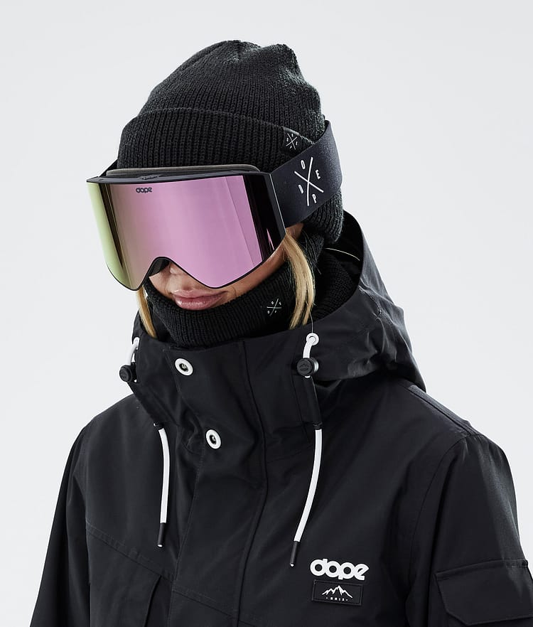 Dope Sight Skibriller Black W/Black Champagne Mirror