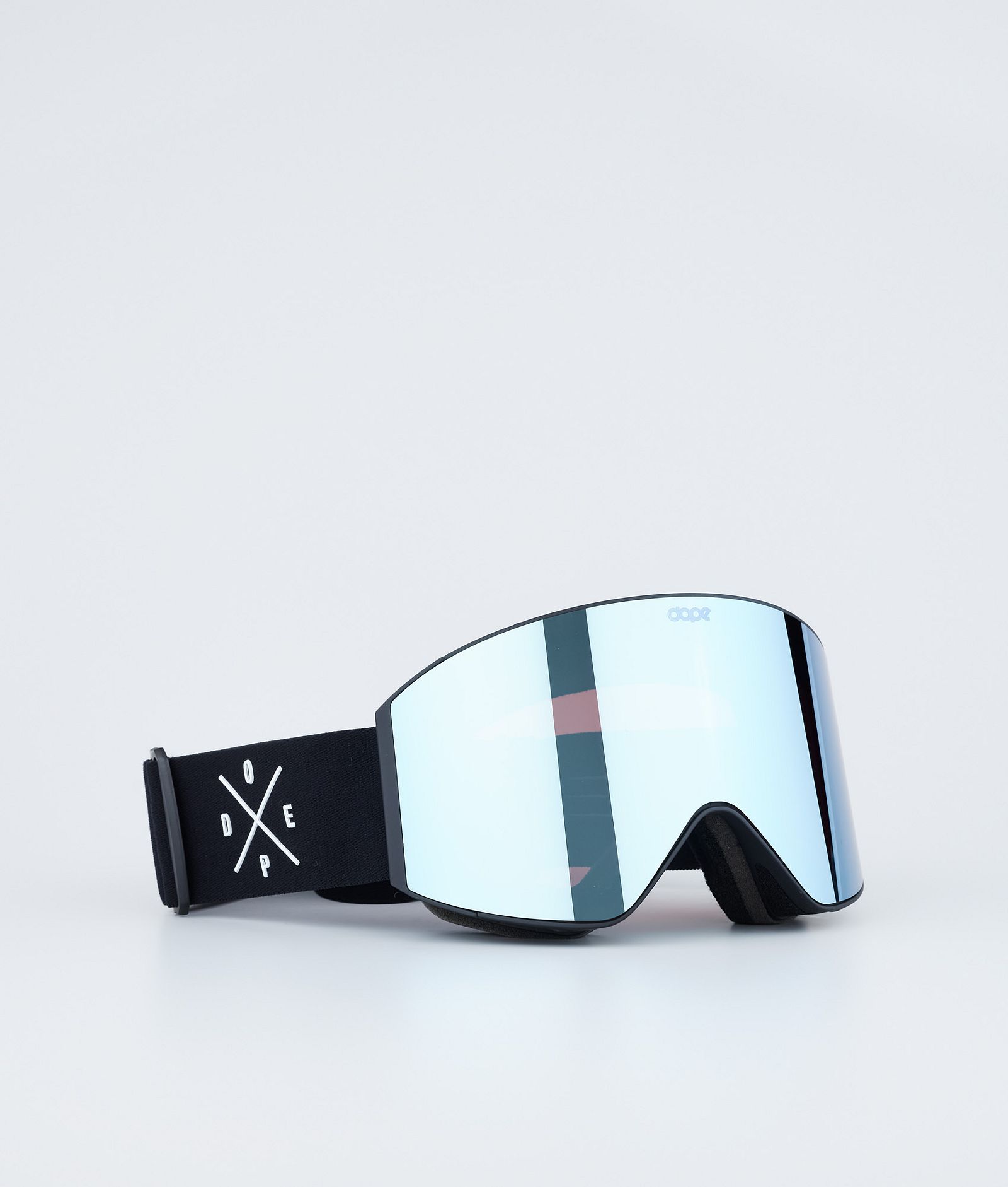 Dope Sight Skibriller Black W/Black Blue Mirror, Bilde 1 av 6