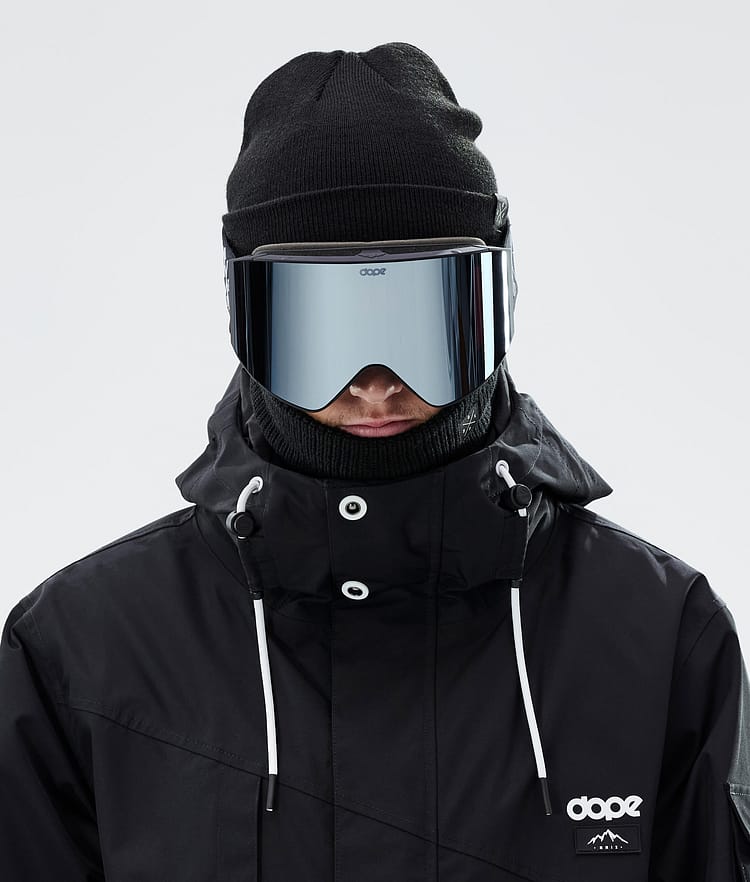 Dope Sight 2023 Skibriller Black W/Black Blue Mirror, Bilde 2 av 6