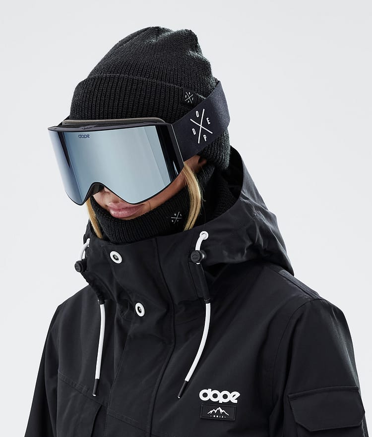 Dope Sight Skibriller Black W/Black Blue Mirror, Bilde 3 av 6