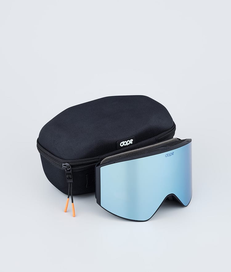 Dope Sight Skibriller Black W/Black Blue Mirror, Bilde 4 av 6