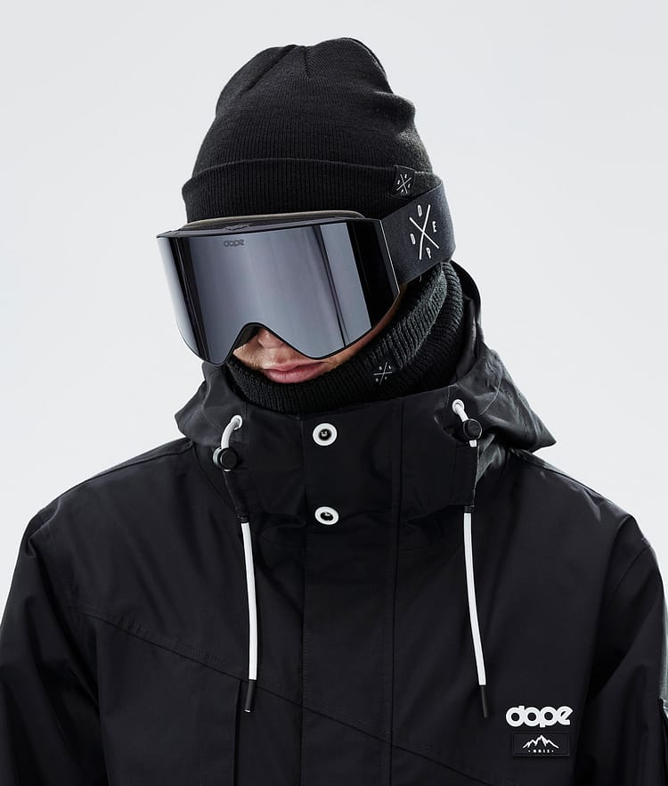 Dope Sight 2023 Skibriller Black W/Black Silver Mirror, Bilde 2 av 6