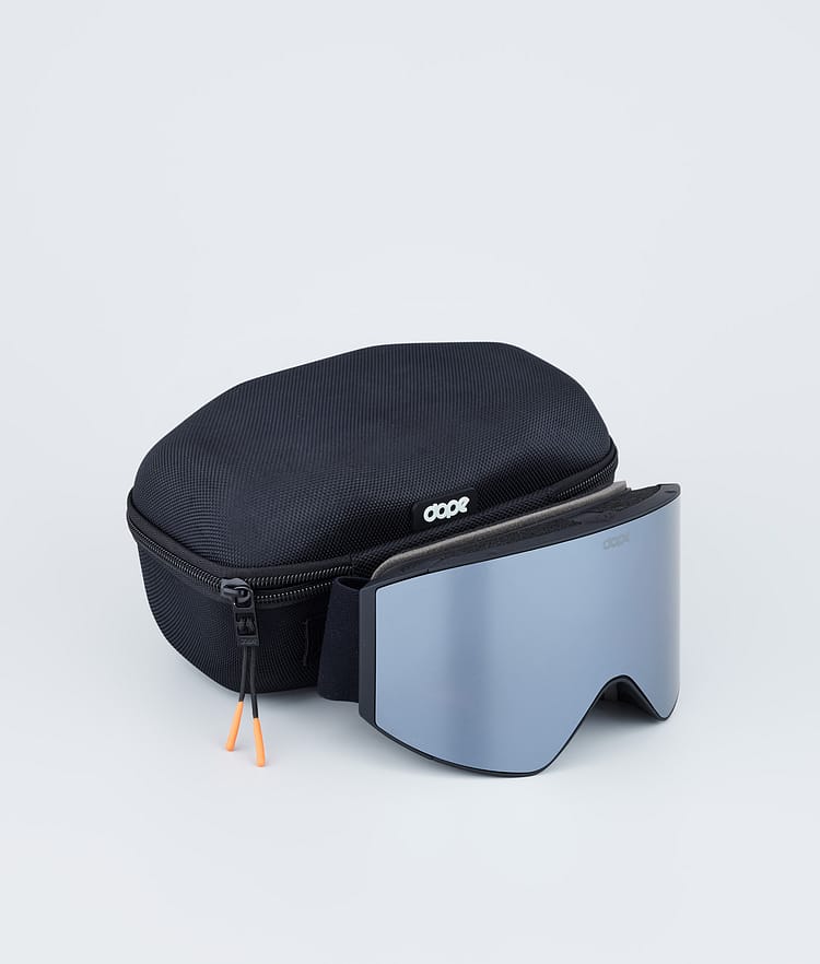 Dope Sight 2023 Skibriller Black W/Black Silver Mirror, Bilde 4 av 6