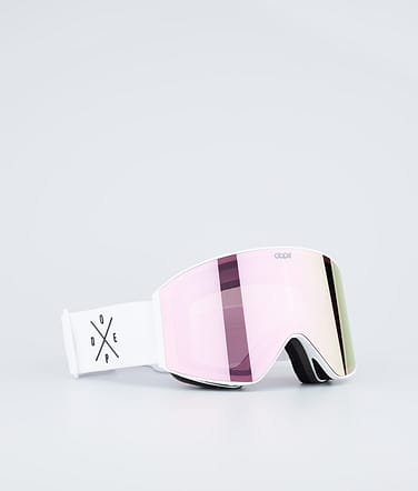 Dope Sight 2023 Skibriller White W/White Champagne Mirror