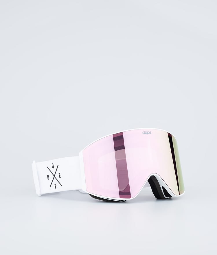 Dope Sight 2023 Skibriller White W/White Champagne Mirror, Bilde 1 av 6