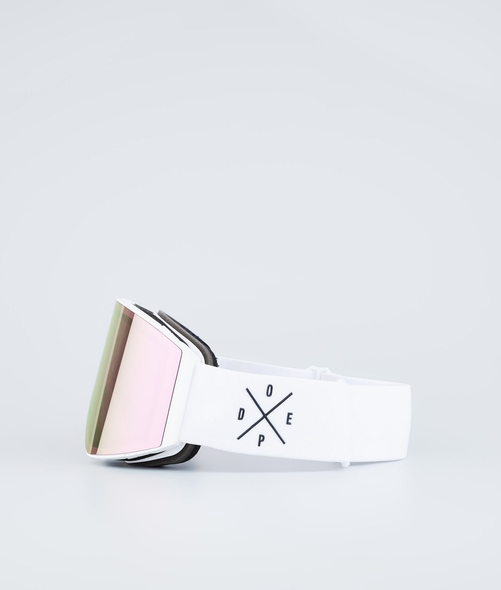 Dope Sight 2023 Skibriller White W/White Champagne Mirror, Bilde 5 av 6