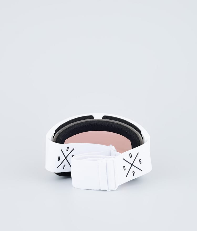 Dope Sight 2023 Skibriller White W/White Pink Mirror, Bilde 6 av 6