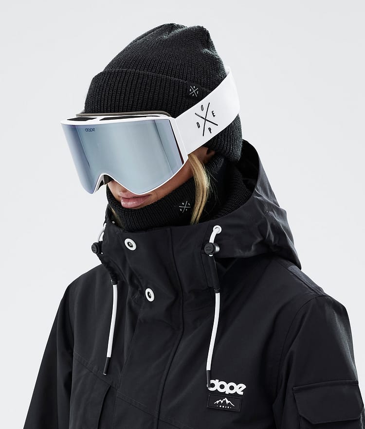 Dope Sight 2023 Skibriller White W/White Blue Mirror, Bilde 3 av 6