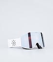 Dope Sight 2023 Skibriller Herre White W/White Silver Mirror