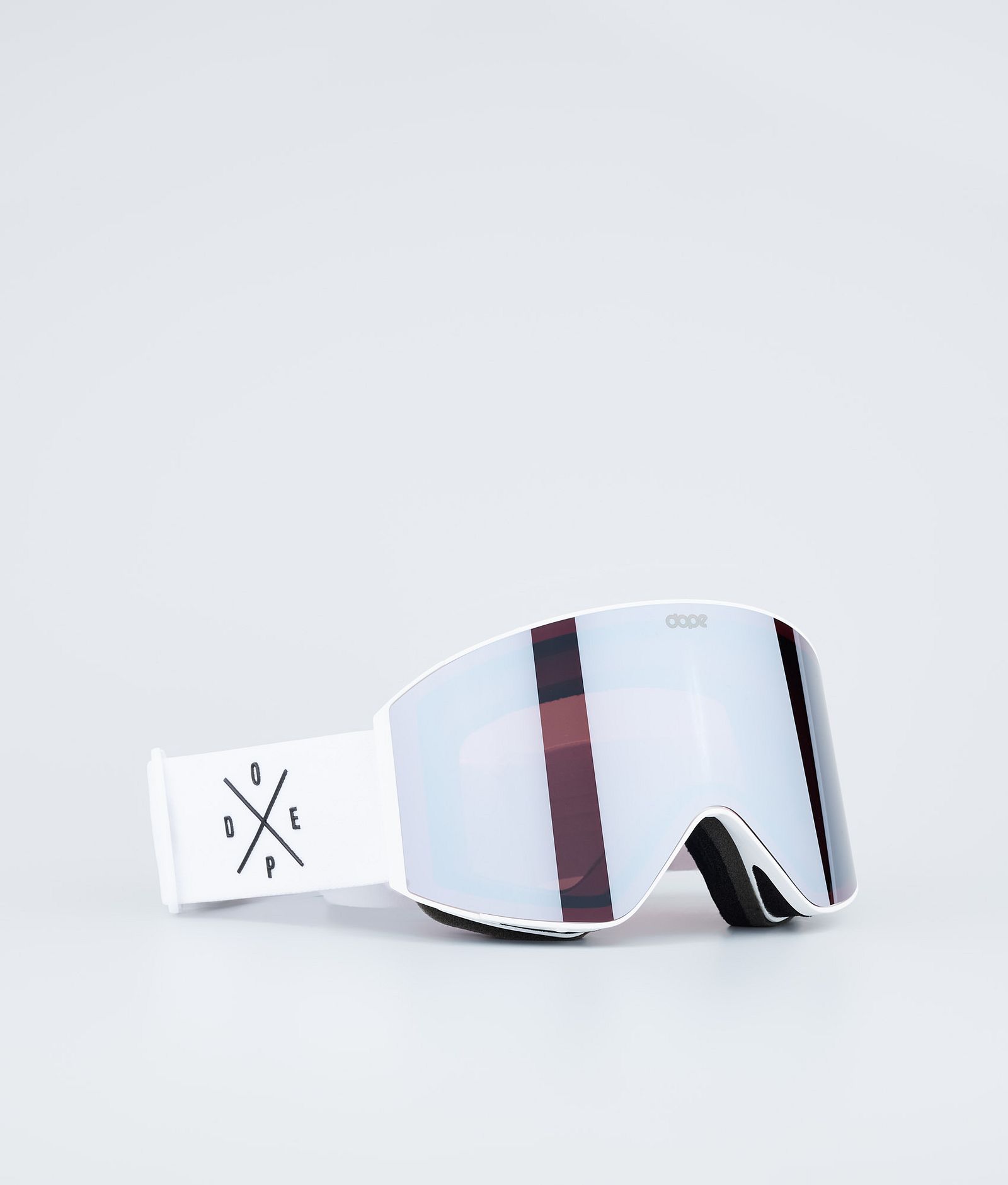 Dope Sight 2023 Skibriller White W/White Silver Mirror, Bilde 1 av 6