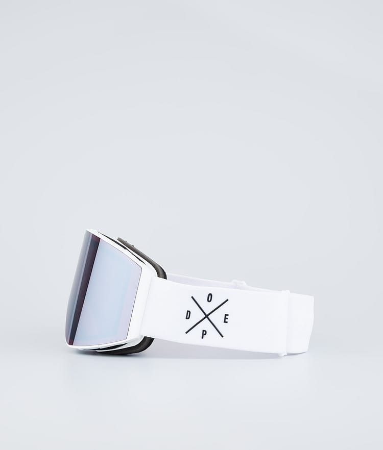 Dope Sight 2023 Skibriller White W/White Silver Mirror, Bilde 5 av 6