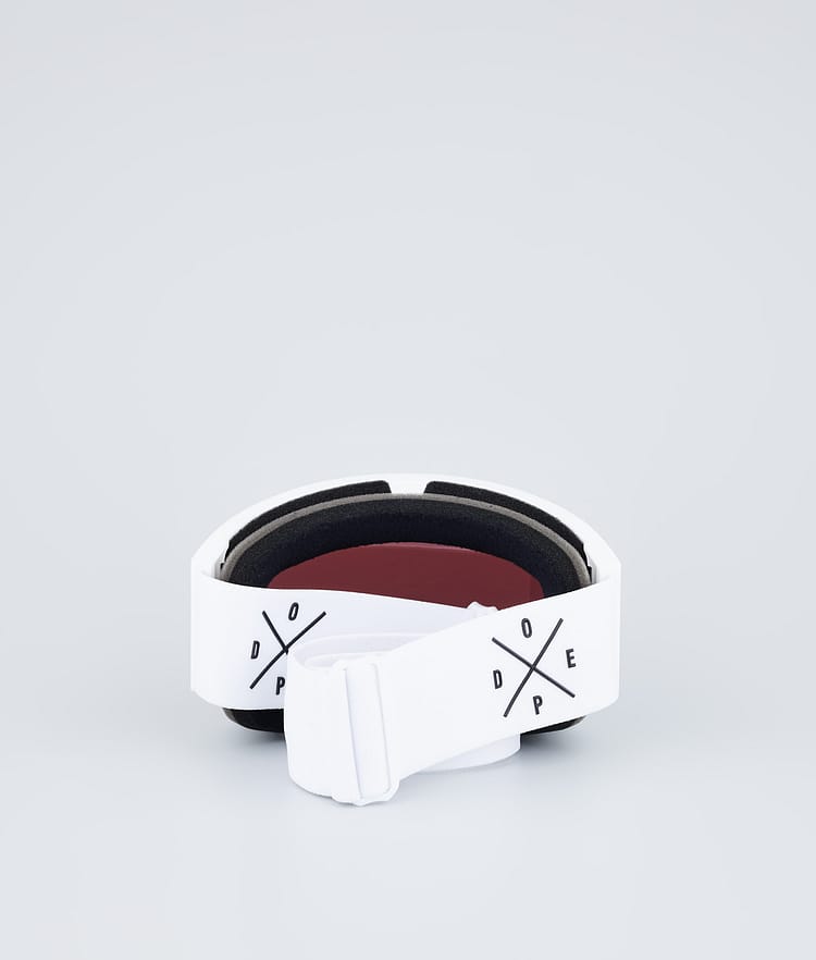 Dope Sight 2023 Skibriller White W/White Silver Mirror, Bilde 6 av 6