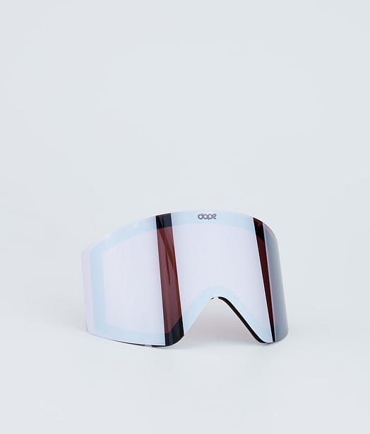 Dope Sight Goggle Lens Ekstralinse Snow Silver Mirror