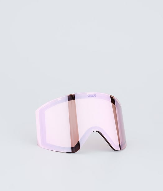 Dope Sight Goggle Lens Ekstralinse Snow Pink Mirror