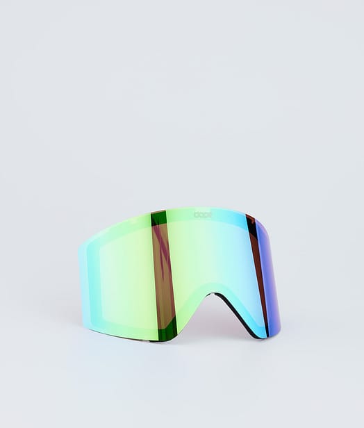 Dope Sight Goggle Lens Ekstralinse Snow Green Mirror