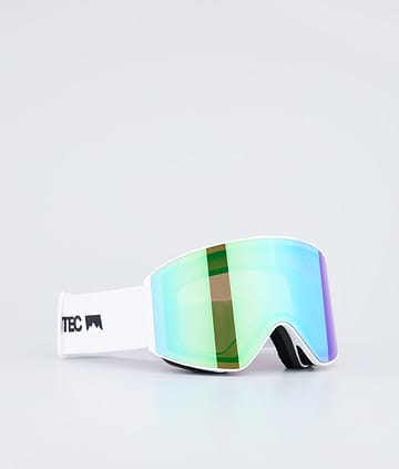 Montec Scope 22 Skibriller White/Tourmaline Green Mirror