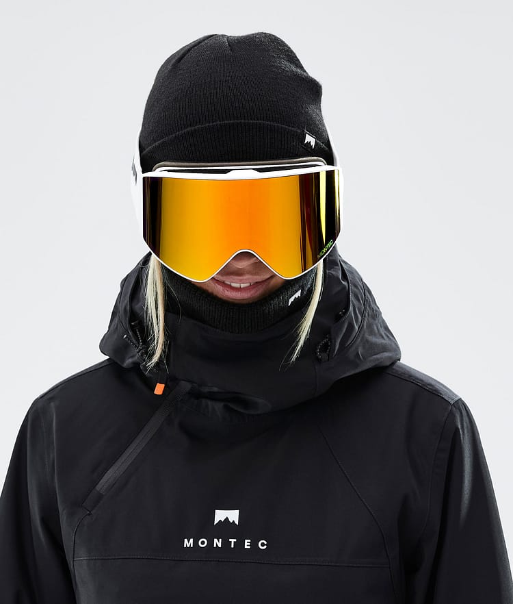 Montec Scope 22 Skibriller White/Ruby Red Mirror, Bilde 3 av 6