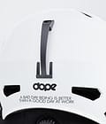 Dope Macon 2.0 Dope Classic 2022 Skihjelm Matte White w/ Black Liner