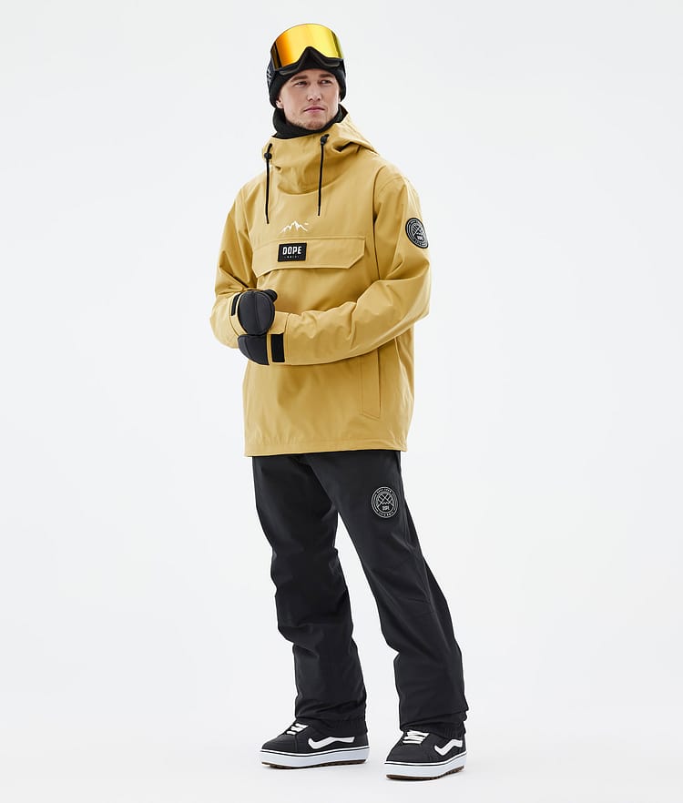 Dope Blizzard 22 Snowboardjakke Herre Ochre, Image 3 of 9