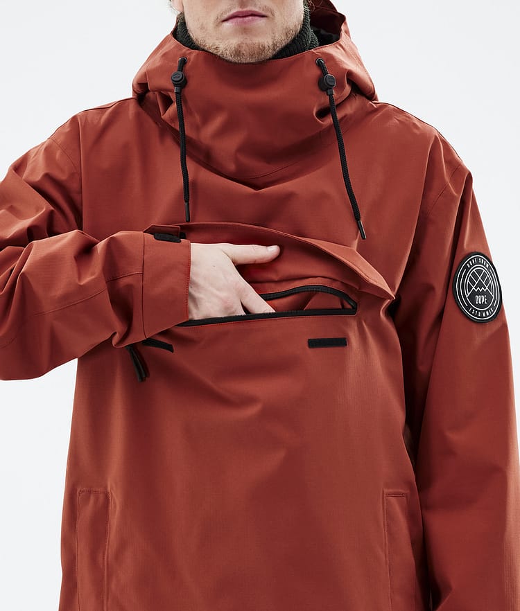 Dope Blizzard 22 Snowboardjakke Herre Rust, Image 9 of 9