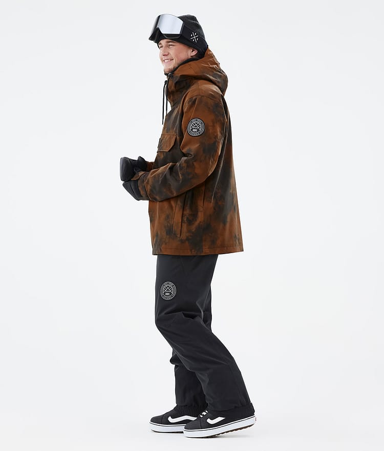 Dope Blizzard 22 Snowboardjakke Herre Smudge Orange, Image 4 of 9
